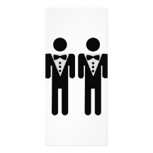 icône nuptiale homosexuelle de couples motif pour double carte