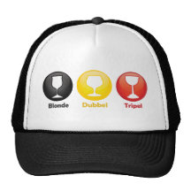 Icônes belges de bière casquette de camionneur