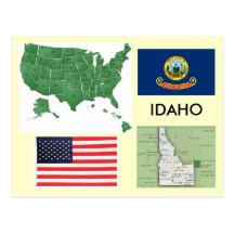 Idaho, de V.S. Wens Kaart