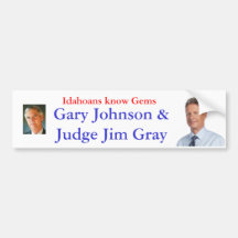Idahoans kent Gemmen Bumperstickers