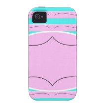 Identifiez (bleu et rose) iPhone 4 case