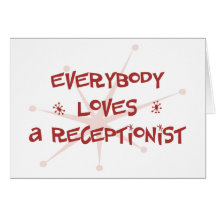 Iedereen houdt van een Receptionnist Kaart