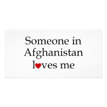 Iemand in Afghanistan houdt van me Persoonlijke Fotokaart