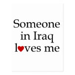 Iemand in Irak houdt van me Wenskaart