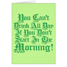 Ierse het Drink Humor Kaart