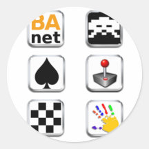 iGames de BA.net - icônes d'Apple Autocollants
