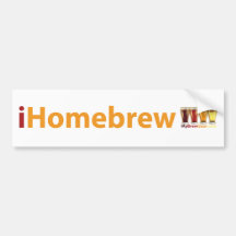iHomebrew - Toestel voor de het bierbrouwer van he Bumpersticker