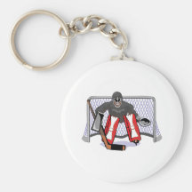 ijshockey goalie realistische vectorillustratie sleutel hangers