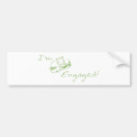 Ik ben Bezet (de Groene Ring van de Diamant) Bumperstickers