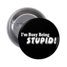 Ik ben bezig stom het zijn! button