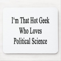 Ik ben dat Hete Who Geek van Politicologie houdt Muis Mat
