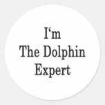 Ik ben de Deskundige van de Dolfijn Sticker