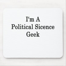 Ik ben een Politicologie Geek Muis Mat