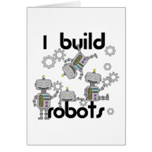 Ik bouw Robots Wenskaart