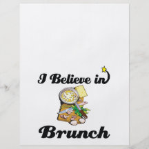 ik geloof in brunch gepersonaliseerde folder