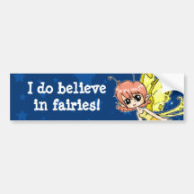 Ik geloof in feeën! bumpersticker