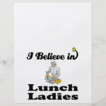 ik geloof in lunchdames folder ontwerp