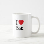 Ik houd Bok hart van T-shirt Mokken