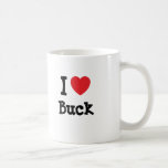 Ik houd gepersonaliseerde het hart van douane van  koffie bekers