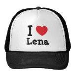 Ik houd het hart van T-shirt van Lena Trucker Petten