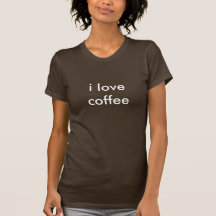 ik houd koffie van t-shirt