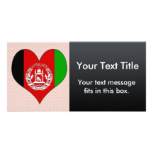 Ik houd van Afghanistan Persoonlijke Fotokaart