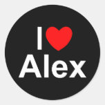 Ik houd van Alex (van het Hart) Sticker