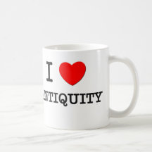 Ik houd van Antiquiteit Koffie Mok