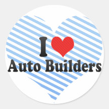 Ik houd van AutoBouwers Stickers