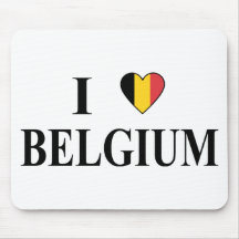Ik houd van België Muis Mat