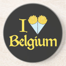 Ik houd van België Onderzetter Voor Drankjes