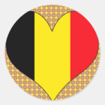 Ik houd van België Ronde Stickers