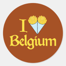 Ik houd van België Sticker