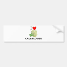 Ik houd van Bloemkool Bumpersticker