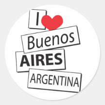 Ik houd van Buenos aires Sticker