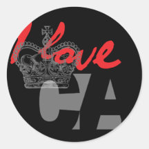 IK HOUD VAN CA STICKERS
