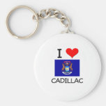 Ik houd van Cadillac Michigan Sleutelhanger