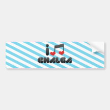 Ik houd van Chalga Bumperstickers