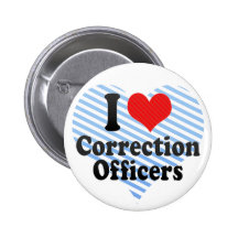 Ik houd van de Ambtenaren van de Correctie Speldbuttons
