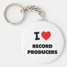 Ik houd van de Producenten van het Verslag Sleutel Hanger