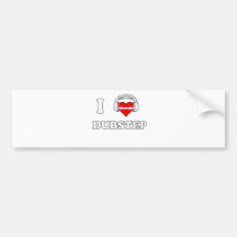 Ik houd van Dubstep Bumpersticker