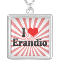 Ik houd van Erandio, Spanje Persoonlijke Ketting