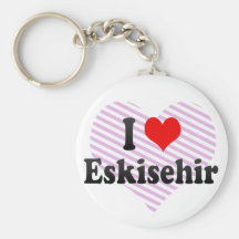 Ik houd van Eskisehir, Turkije Sleutel Hangers