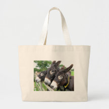 Ik houd van Ezels! Canvas Tas