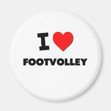 Ik houd van Footvolley Magneet