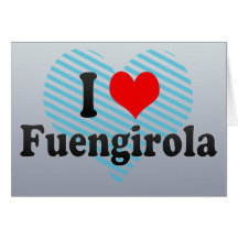 Ik houd van Fuengirola, Spanje Kaart