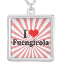 Ik houd van Fuengirola, Spanje Gepersonaliseerde Ketting