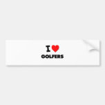 Ik houd van Golfspelers Bumpersticker