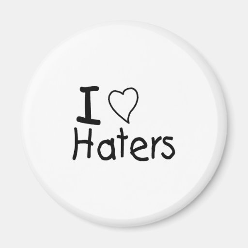 Ik houd van Haters Koelkast Magneten