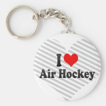 Ik houd van het Hockey van de Lucht Sleutelhangers